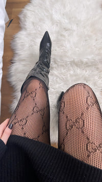 GG Logo Large Letter Tights Stockings – AZURA THE LABEL